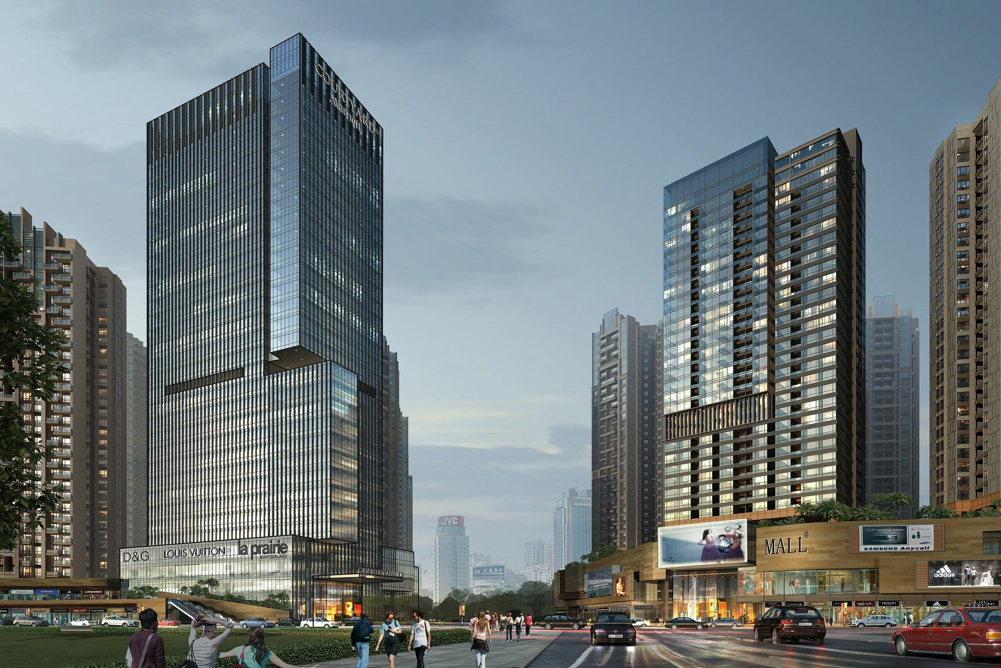 Courtyard By Marriott Shenzhen Bao'An Hotell Exteriör bild